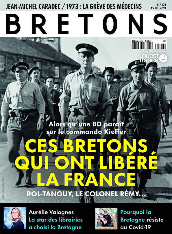 Avril 2001-Revue-BRETONS N°174-magazine bretagne-commando kieffer/valognes 